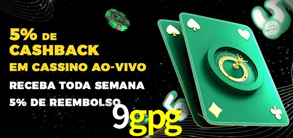 Promoções do cassino ao Vivo 9gpg